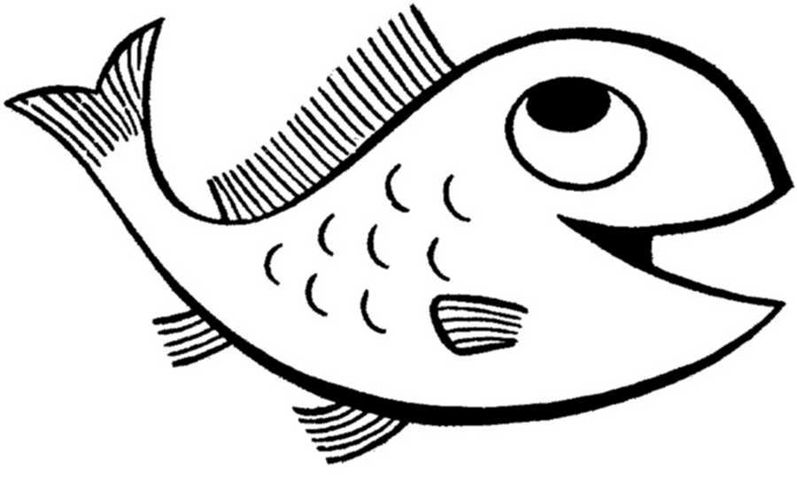 Malvorlage Fisch