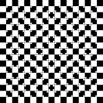 wellenförmige Linien, optische Täuschung